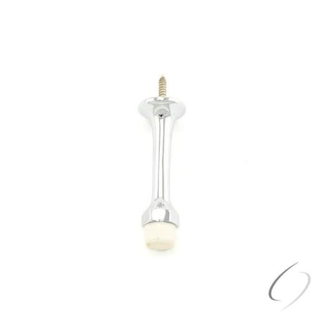 Ives Commercial Solid Brass 3-1/4" Solid Door Stop Bright Chrome Finish 64B26